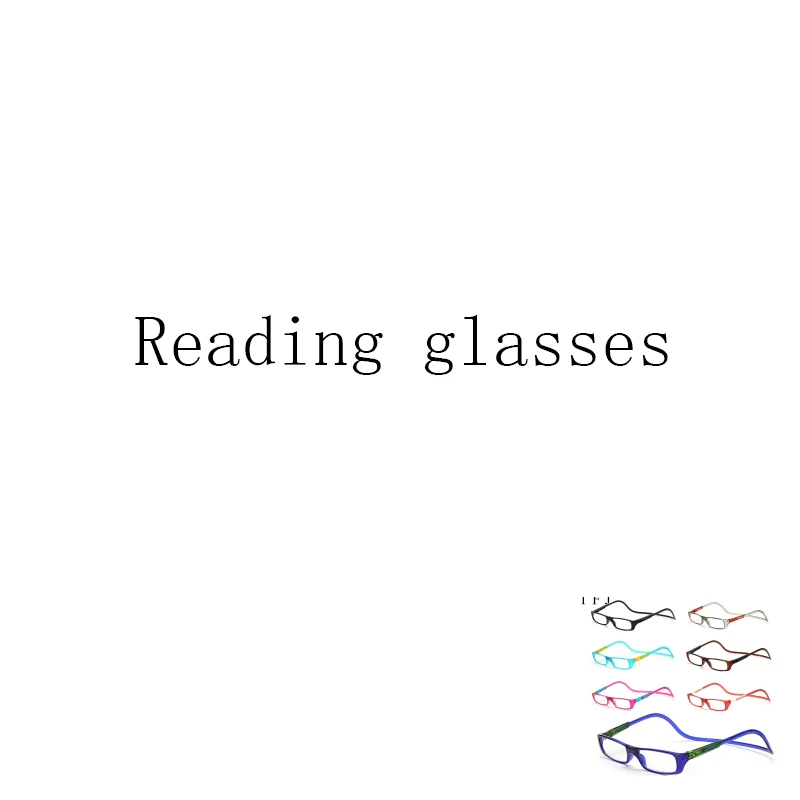 

TFJ Magnetic Reading Glasses Men Women Clear Colorful Adjustable Hanging Neck presbyopic glasses
