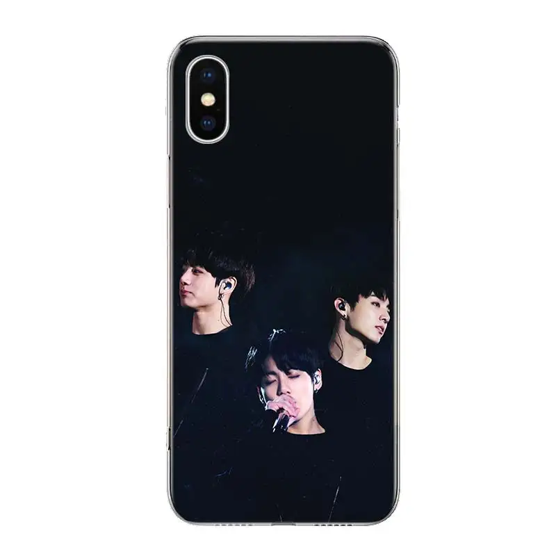 Jungkook Kpop чехол для телефона для iPhone 11 Pro 7 6X8 6S Plus XS MAX+ XR 5S SE 10 Ten Art TPU Coque Capa Shell - Цвет: TW034-4