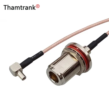 

10pcs/lot N Female Jack to TS9 Male Right Angle Connector RG316 RF Coaxial Cable Assembly TS9 to N Jack Pigtail Cable