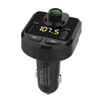 

BT36 Car MP3 Player Car FM transmitter bluetooth Wireless In-Car FM Transmitter Radio Adapter Car Kit, Universal Car Charger wit