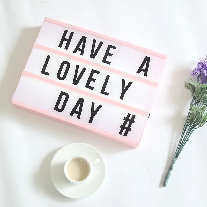 

INS Hot Selling LED Lettered DIY Jigsaw Puzzle Light Boxes Home Decoration Proposal Confession Props Valentine's Day Birthday Gi