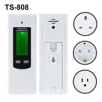 

Remote Control Wireless RF Temperature Controller Socket Automatic Thermostat