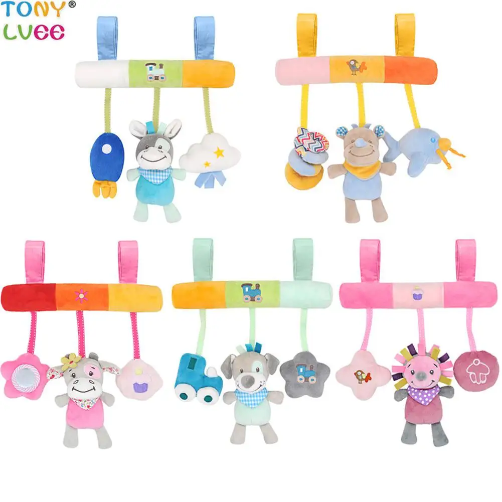 Kidlove детская подвесная кровать безопасности сиденье мультфильм животное дизайн коляска в виде машины коляска плюшевые Висячие игрушки