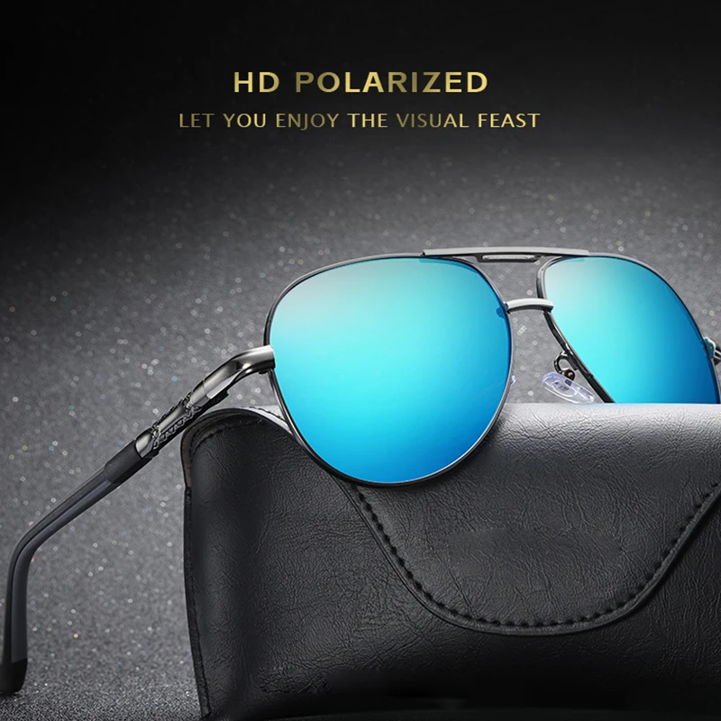 sun glasses крутые очки очки ретро Овальные негабаритные солнцезащитные очки, Мужские поляризационные UV400, высокое качество,, синие оттенки, для вождения, рыбалки, солнцезащитные очки, gafas de sol hombre, очки