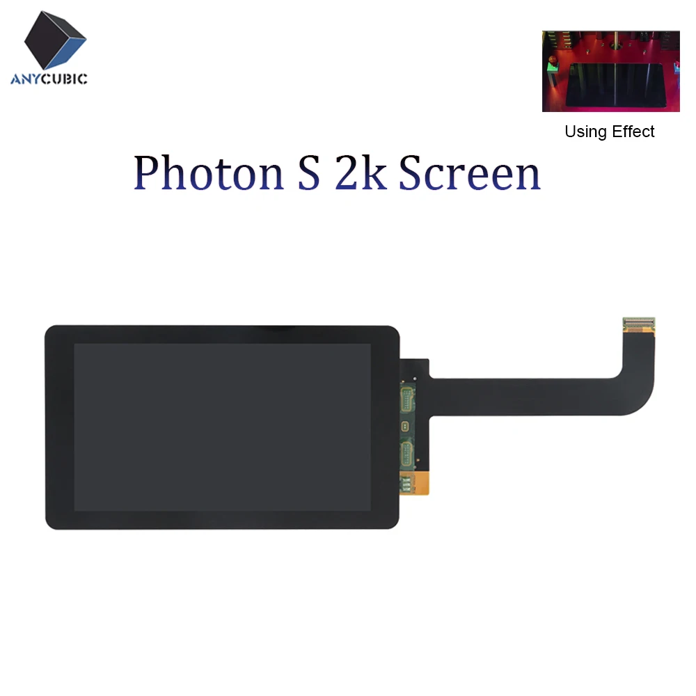 ANYCUBIC Photon S 2K светодиодная подсветка отверждения модуль экрана дисплея 2560x1440 для 3D принтера фотон-с