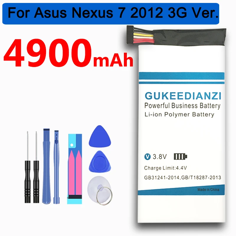 GUKEEDIANZI C11-ME370TG 5700 мАч батарея для Asus Google Nexus 7 Nexus7 2012 3g версия Tab планшетный ПК ноутбук замена батареи