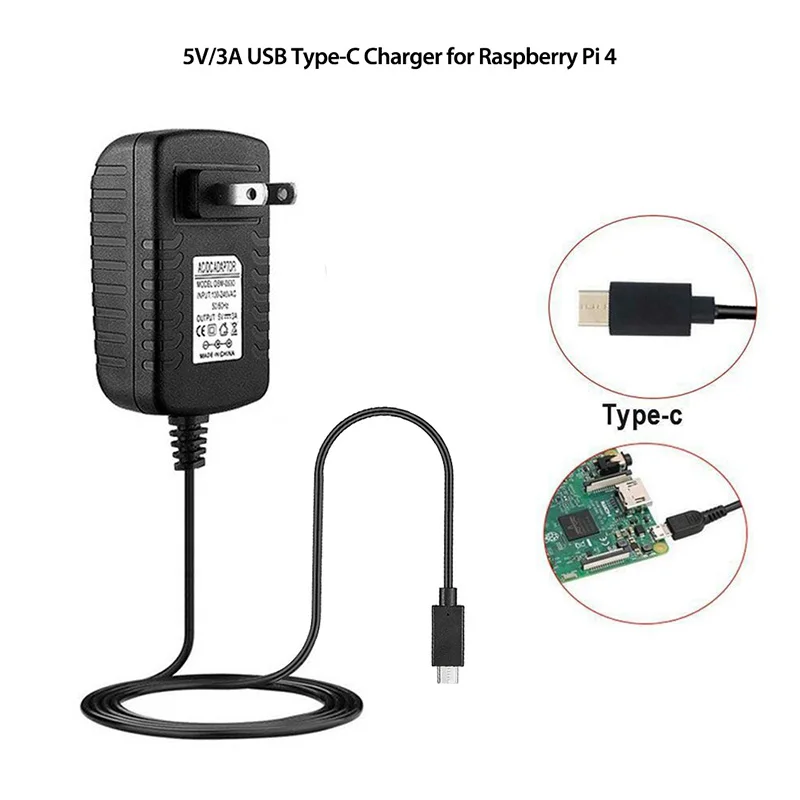 Elecrow Raspberry Pi 4B комплект с 4 Гб ОЗУ+ корпус из алюминиевого сплава+ разъем питания+ кабель Micro HDMI+ карта SD 32G+ кардридер