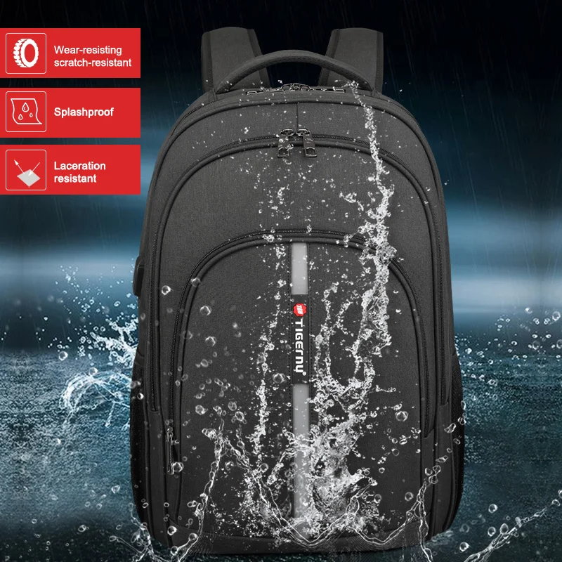  2020 Tigernu New Large Capacity 15.6 inch Anti Theft Backpacks Waterproof Laptop Men High Quality B