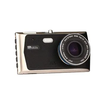 

4 Inch 1080P Car Night Vision Driving Recorder Loop Recording Dual Camera Video M2ED