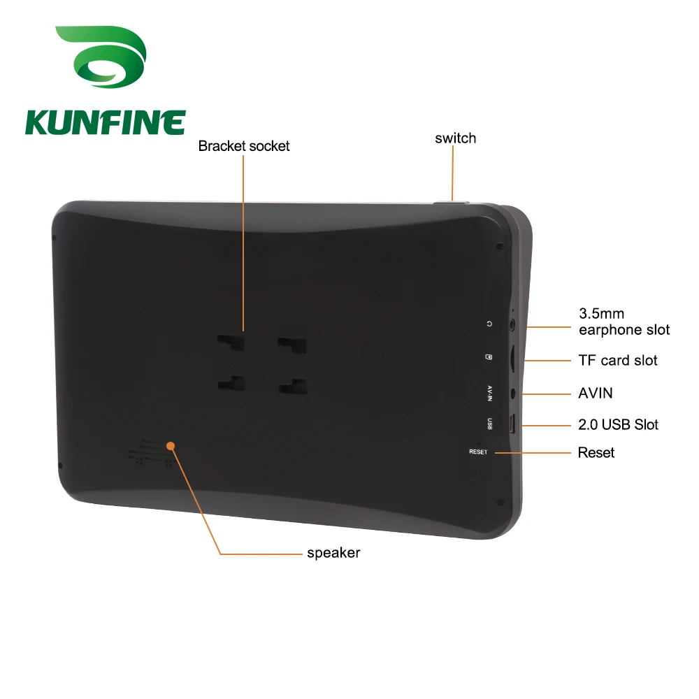 Navigation With FM Radio8GB 256M Truck GPS Navigators Rear View Camera Screen Free Map Upgrade T20 (3)