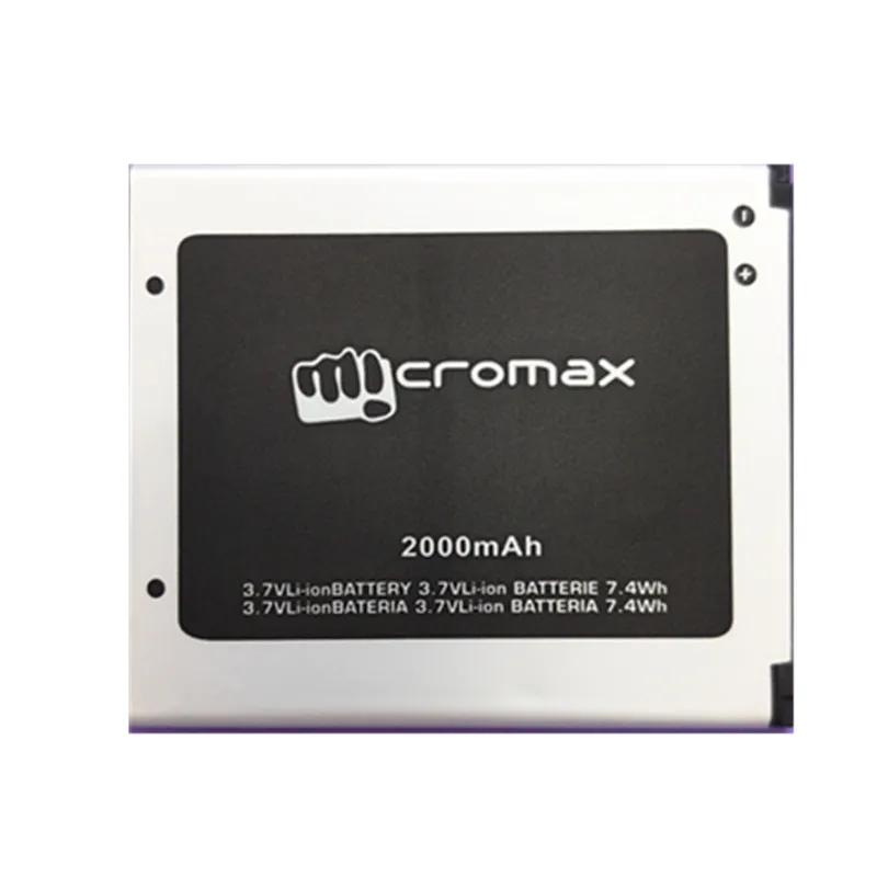 Аккумулятор на 2000 мА · ч Для Micromax A114 A92 A106 A115 A116 A117 A210 S9101 Q340 Q338 s9111 мобильный телефон