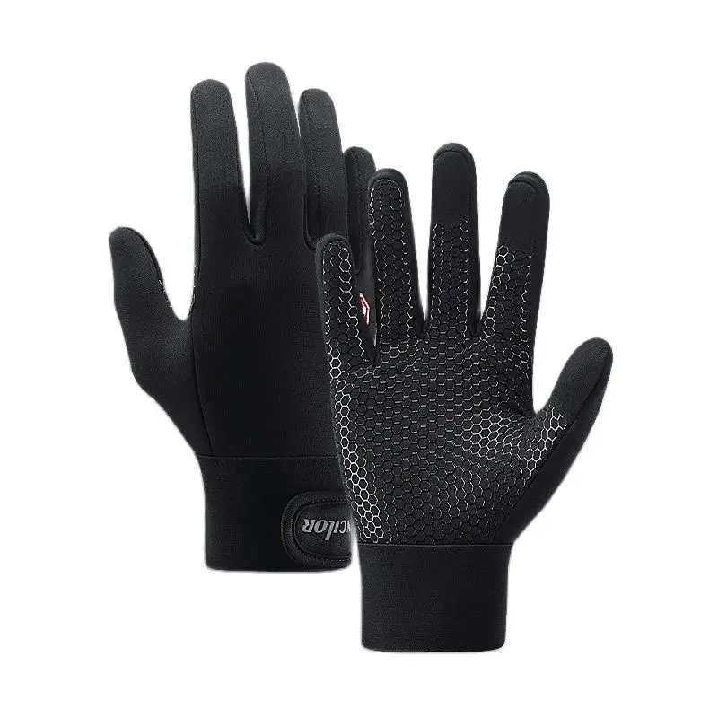 Winter Warm Men Cycling Gloves Fleece Touch Screen Bicycle Glove Outdoor Sport Waterproof Windproof Full Finger Bike Ski Mittens