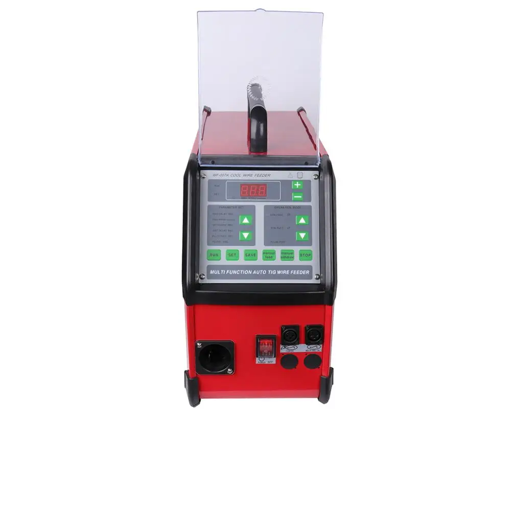 220V WF 007 TIG Сварочная проволока подачи цифровой ИМПУЛЬСНЫЙ аппарат аргоновой