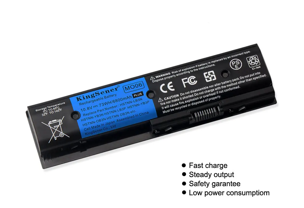  KingSener 11.1V 62WH Laptop Battery MO06 HSTNN-LB3N For HP Pavilion DV4-5000 DV6-7002TX 5006TX DV7-