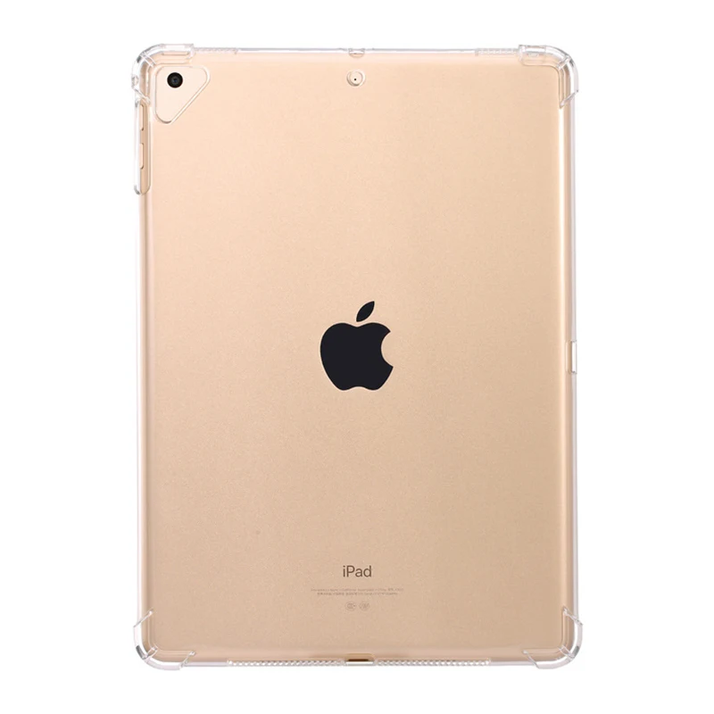 Для Apple iPad 10,2 7th прозрачный чехол Бампер Мягкий ТПУ Прозрачный задний планшет противоударный Прозрачный чехол для iPad 10,2