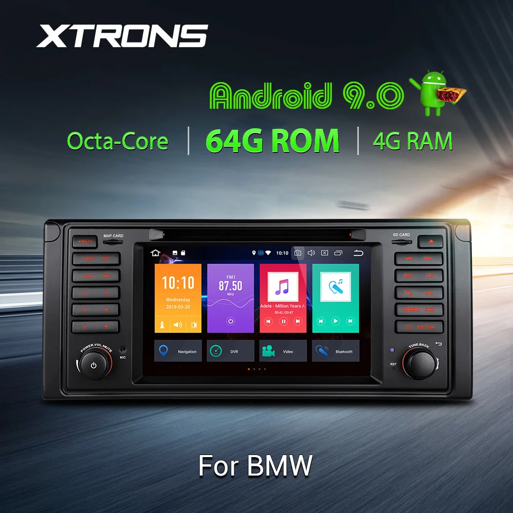 Автомобильный DVD плеер XTRONS 7 дюймов Android 9 0 Восьмиядерный процессор 64 Гб ПЗУ 4 ОЗУ