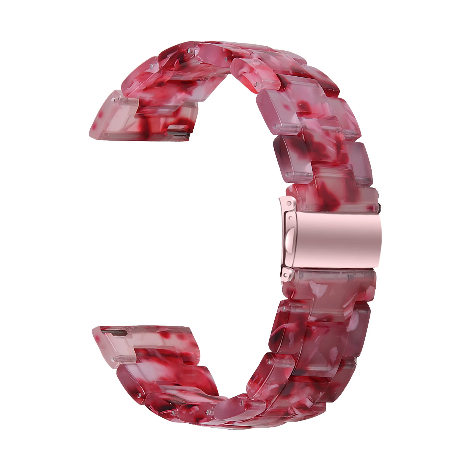 Enhanced 20mm Resin Smart Watch Strap - Versatile Replacement Wristband in Stylish Design