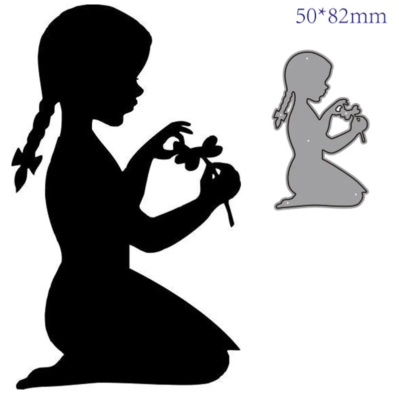 

Металлические режущие штампы для девочек украшения для скрапбукинга бумаги ремесло Нож Форма лезвие штампованные трафареты