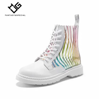 

IGU Sneakers For Women Flat Casual Platform Shoes Tenis Feminino High Top Harajuku Thick Bottom Transparent Sneakers For Females