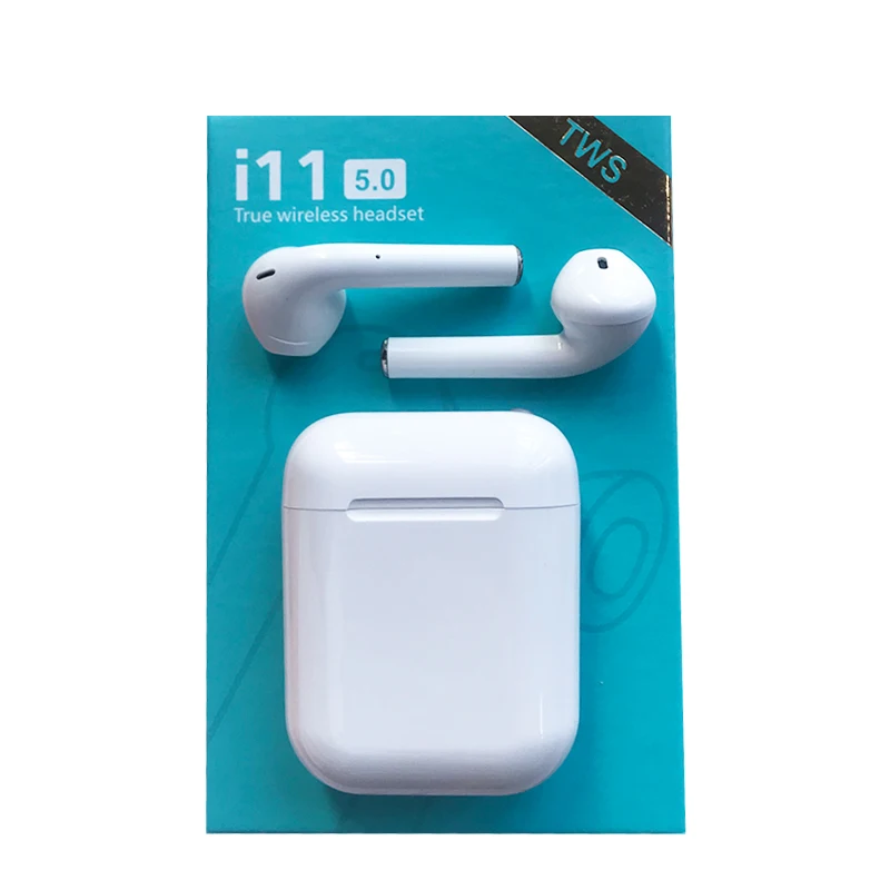 

i11 Bluetooth Earphone Wireless Earbuds Headphone Sport Bluetooth Headset with Charging Box Mic For Smart Phone PK i9s i12