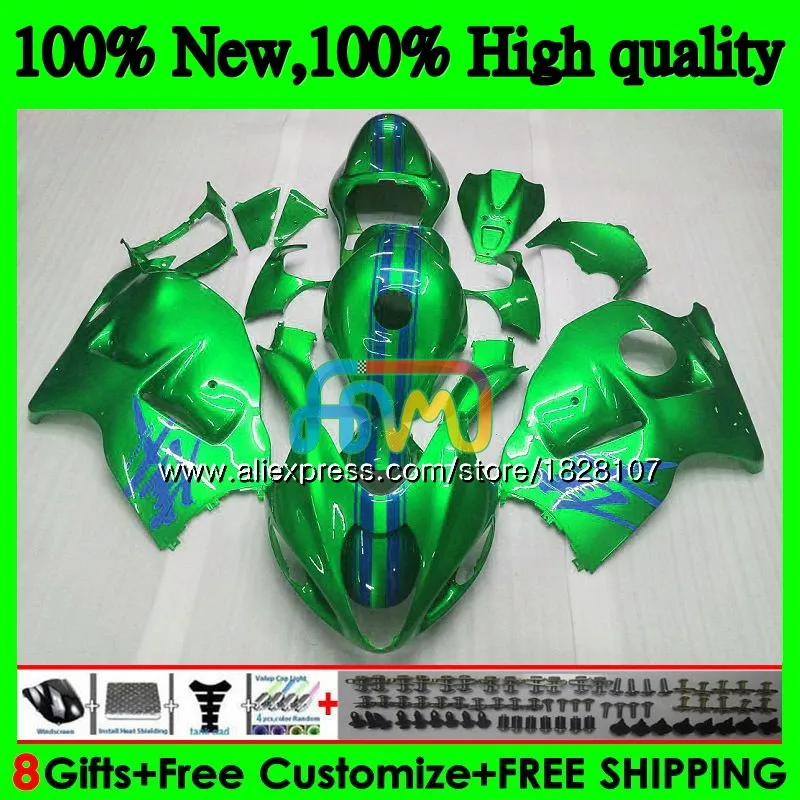 Hayabusa для SUZUKI GSX-R1300 GSXR 1300 1996 1997 1998 1999 2000 2001 48BS. 158 GSXR1300 96 97 светильник зеленый 98 99 00 01 обтекатели