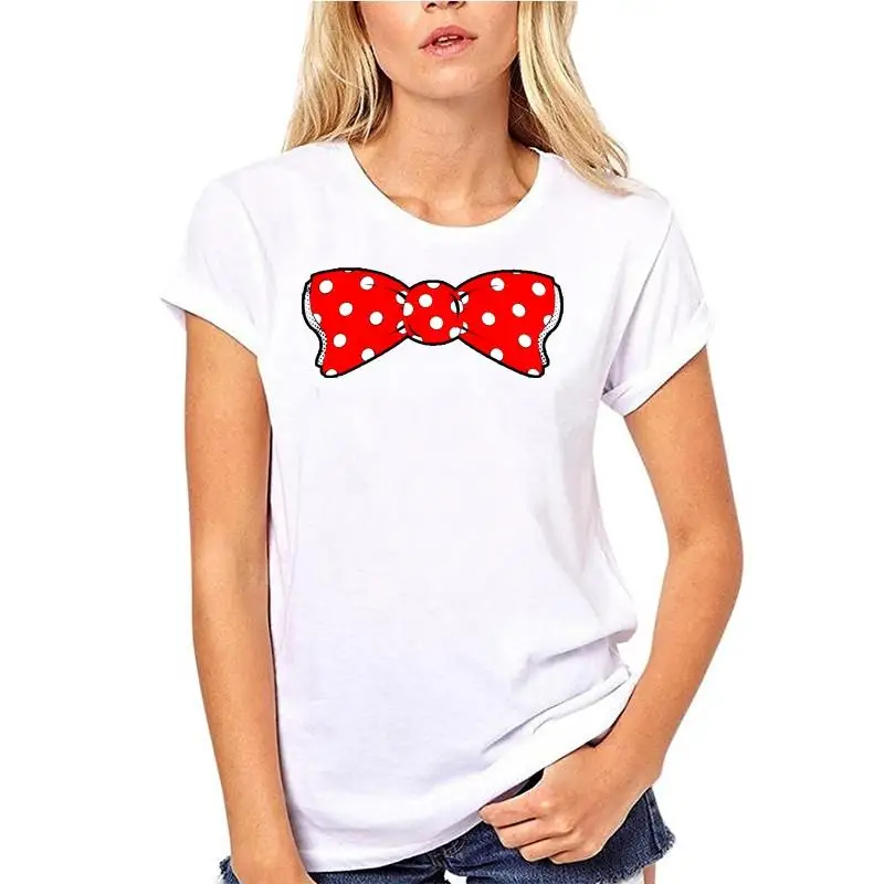 Huge Red Polka Dot Bow Tie Clown Gag Gift Funny Dress Up Costume Men's Tops Tee T Shirt T-shirt Cool Casual Cotton 100% | Мужская