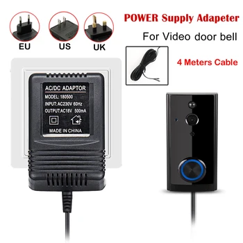

NEOCoolcam US/EU Plug 18V AC Transformer Charger for Wifi Wireless Doorbell Camera Power Adapter IP Video Intercom Ring 110-240V