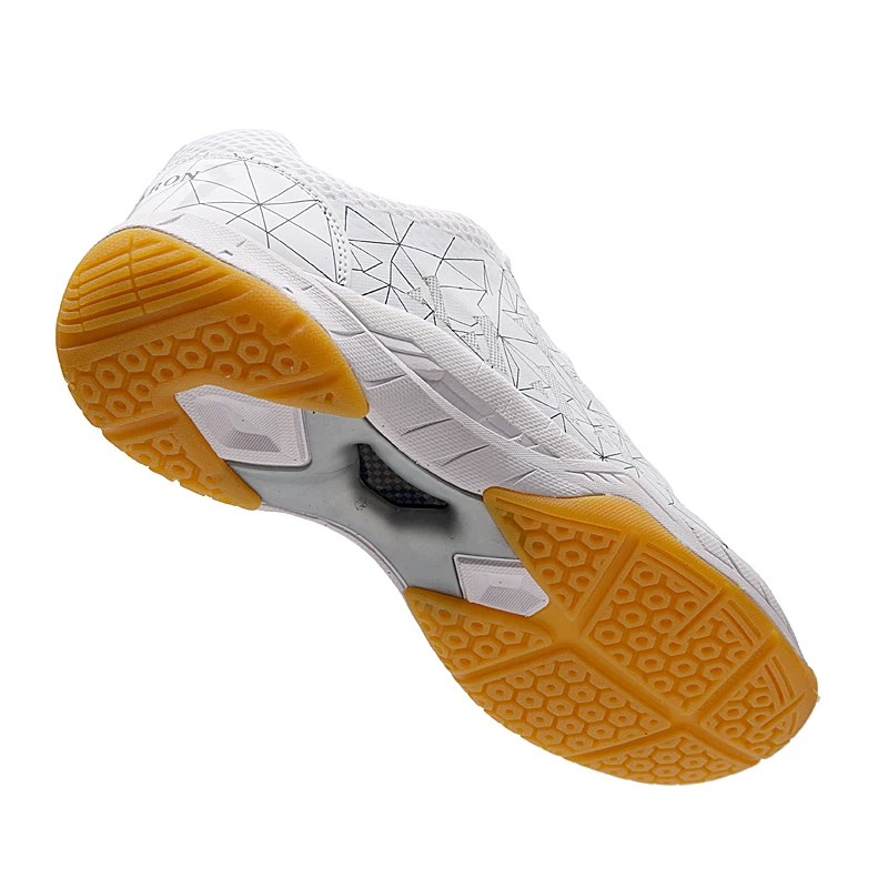 Женские и мужские профессиональные кроссовки для бадминтона белые черные