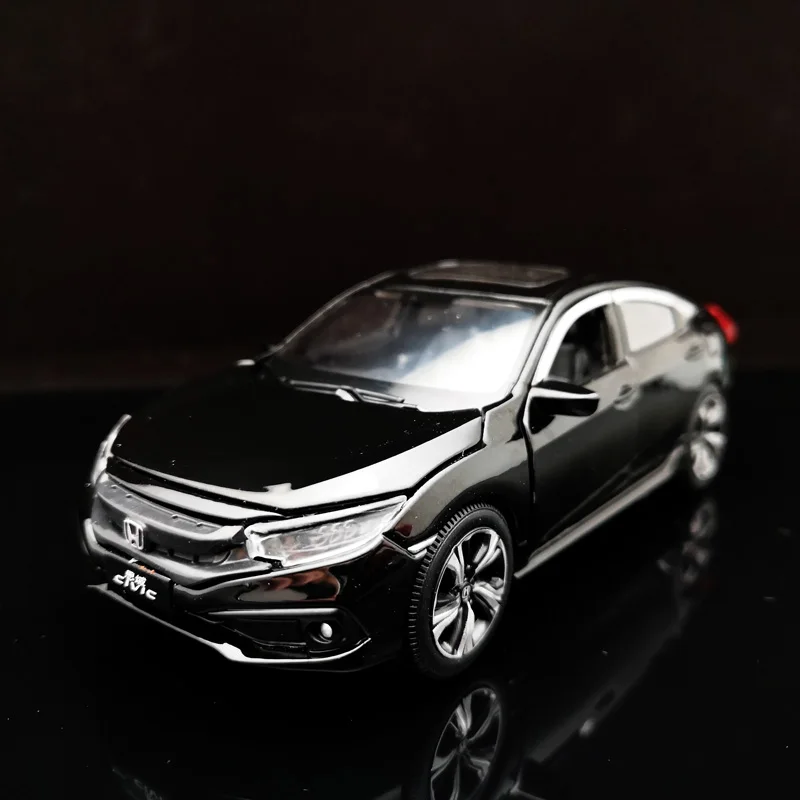 1/32 масштаб Honda Civic литый под давлением автомобиль из сплава сборная игрушка