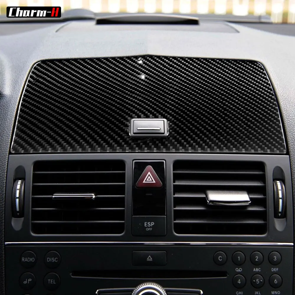 

Carbon Fiber Console GPS Navigation Cover Trim For Mercedes Benz W204 2007-2010
