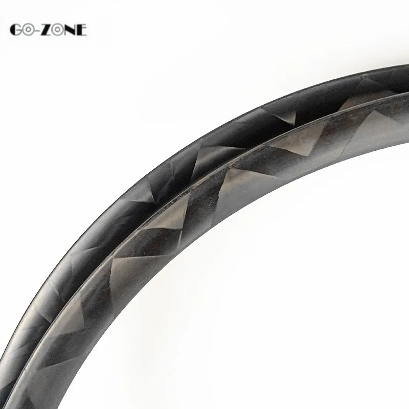 Go-zone New ultralight 27.5er mtb wheel asymmetric XC 33.5x25mm tubeless 650B mountain bicycle carbon rim bow-knot 24H 28H 32H