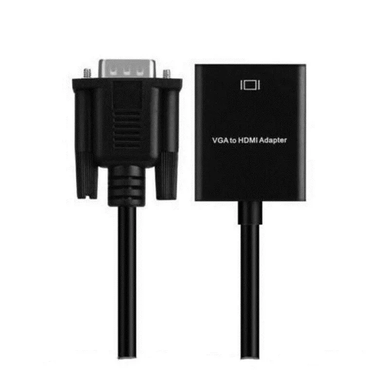 HDMI в VGA кабель конвертер адаптер цифровой аналоговый HD 1080P для ПК DVD ТВ ноутбук планшет адаптер конвертер