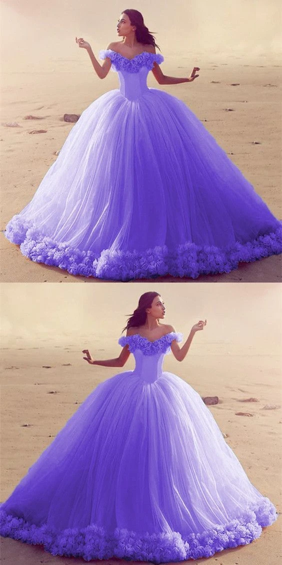 Quinceanera Dress Pink Ball Gown 3D Flowers Princess Corset Tulle Sparkles Sweet 16 Dresses Vestido De Debutante
