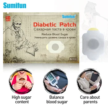 

Sumifun 6Pcs/24pcs/72pcs Diabetic Patch Chinese Herbal Stabilizes Balance Blood Sugar Level Lower Glucose Medical Plaster