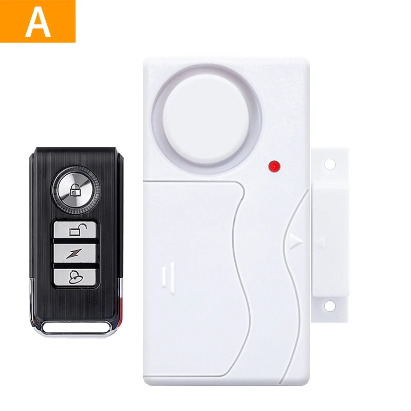 Door Window Entry Security ABS Wireless Remote Control Burglar Alarm Magnetic Sensor Door Sensor System Home Protection Kit wifi panic alarm Alarms & Sensors