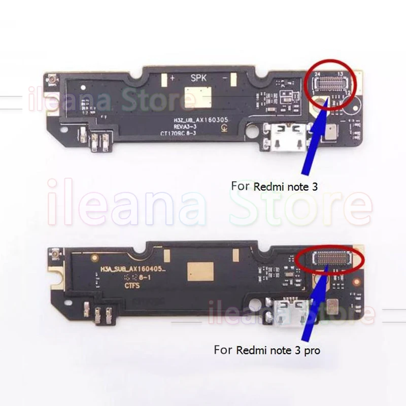 USB Дата зарядный порт зарядное устройство док-разъем гибкий кабель для Xiaomi Redmi Note 3 3s 4 4x Pro Prime Замена