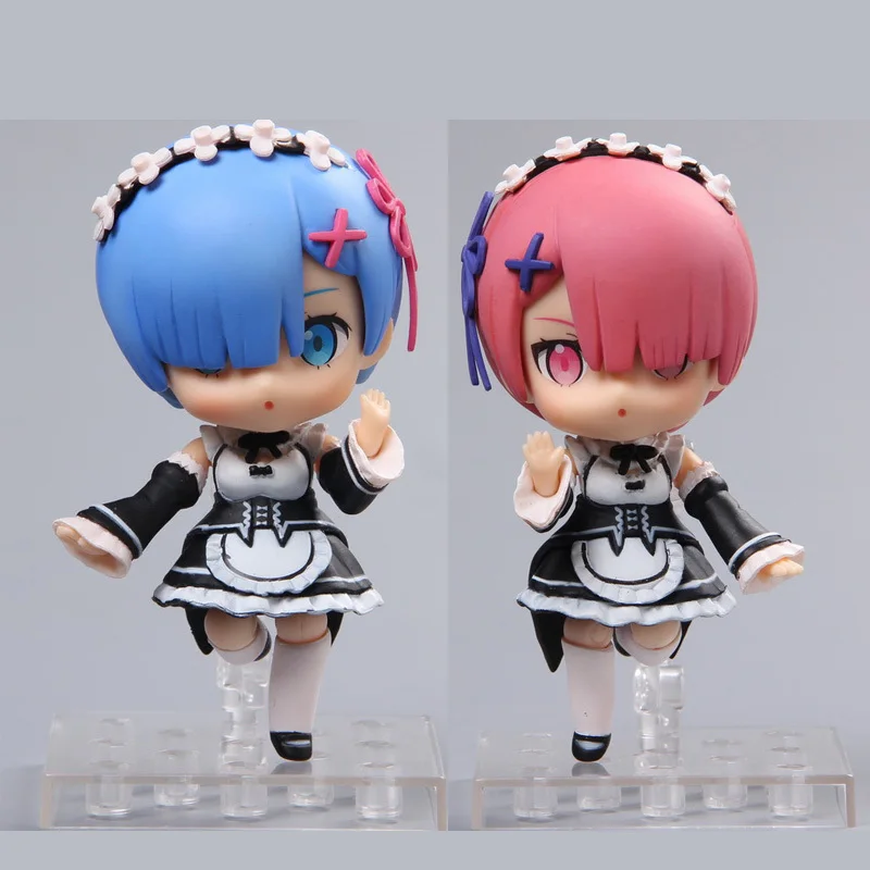 Re zero Аниме Life в другом мире от Blue Rem Red Ram ПВХ Фигурки игрушки для детей