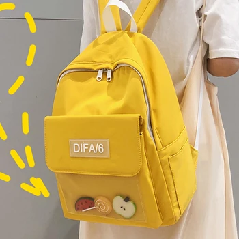 

JOYPESSIE Fashion Backpack Waterproof Nylon Women Backpack Cute Student Schoolbag for Teenage Girls School Backpack Mochila