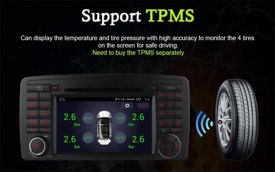 Sale Android 6.0 Octa 8 Core CVD Player for Mercedes AMG R Class W251 R280 R300 R350 R63 Radio GPS 24