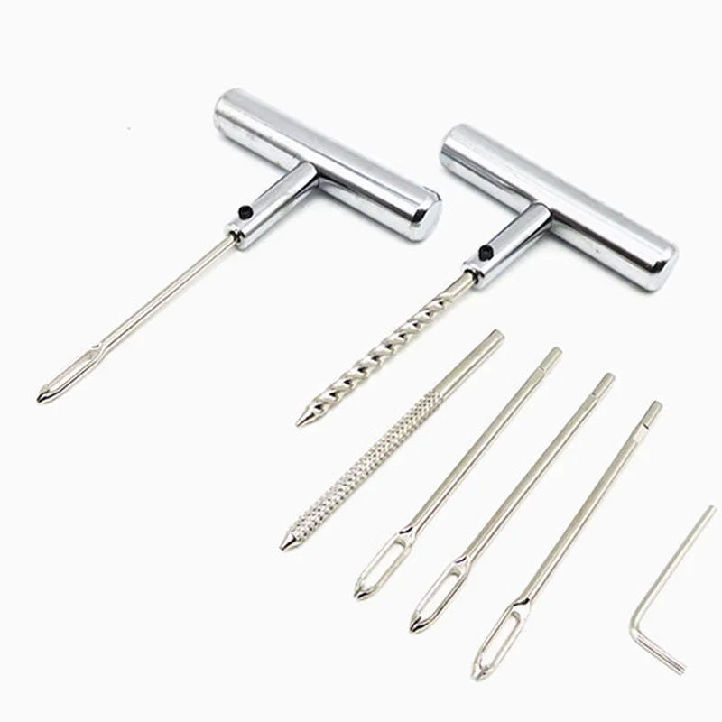 

Heavy Duty Tubeless Tire Tyre Puncture Repair Kit Car Van Motorcycle Universal