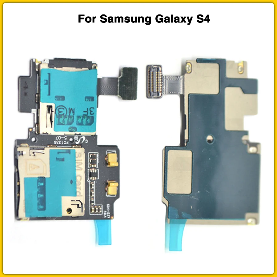 Новый i337 i9500 i9505 держатель для чтения sim карт лоток гибкий кабель Samsung Galaxy S4 Micro SD