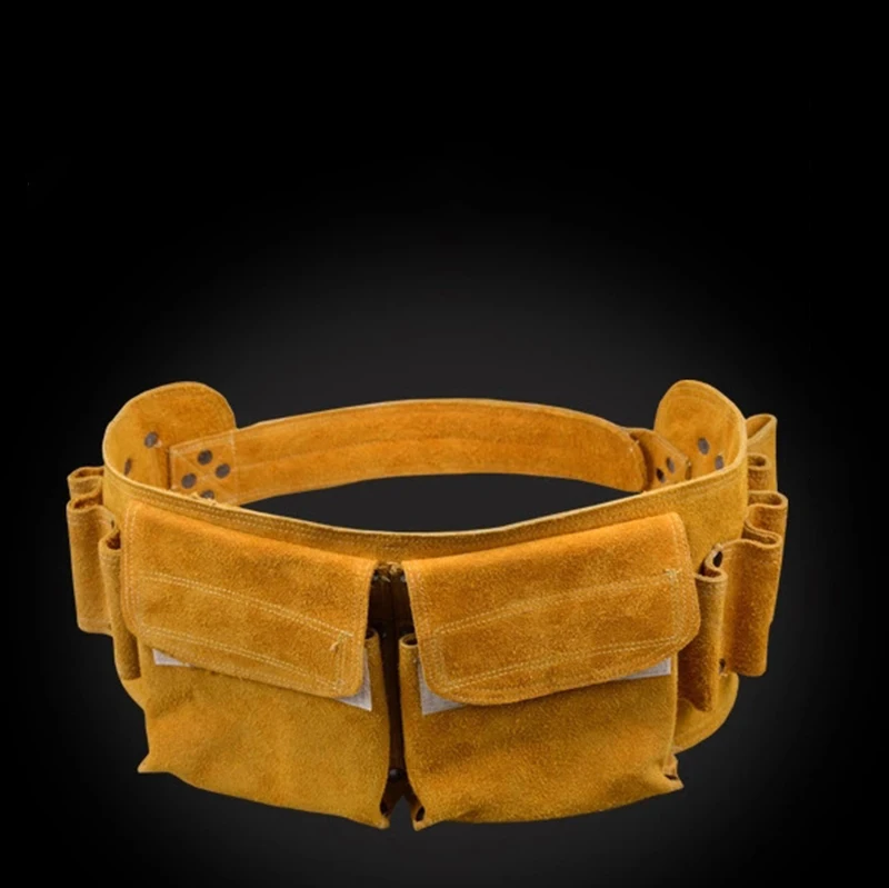 Leather Repair Kit Bag Pocket Hardware Tool Belt For High-Altitude Construction Worker Electrician