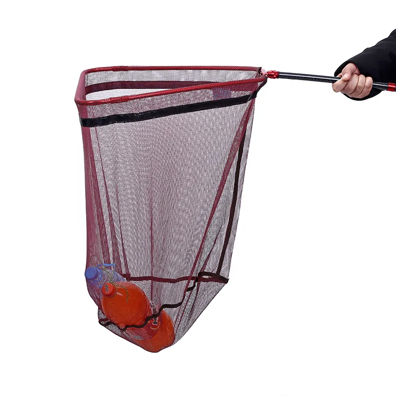 

Passages 2 Section Raft Fishing Dip Net 46 Centimeter Telescopic Folding Triangle Copy Fishnet Fishing Net