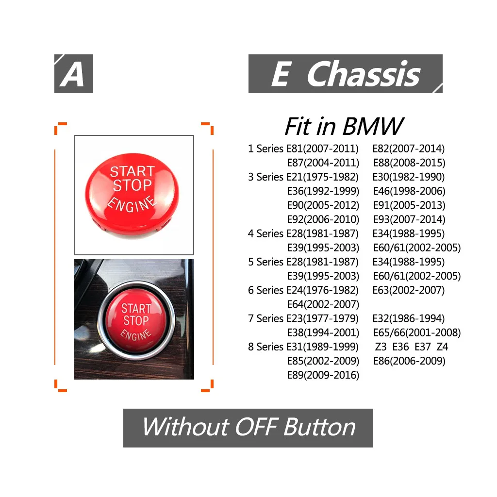 Автомобильный Кристалл Алмазный Кнопка запуска и остановки двигателя Замена крышки Переключатель аксессуары ключ для BMW X1 X5 X6 E71 Z4 E89 3 5 серии E90 E60