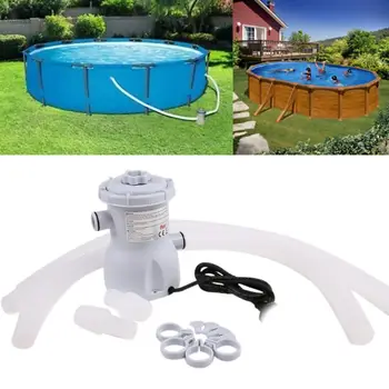 

Electric Swimming Pool Filter Pump for Above Ground Paddling Pools Water Cleaner 11UA