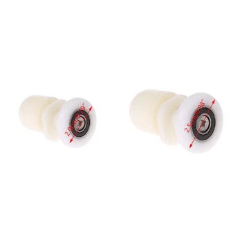 

2019 New 8 Pcs Shower Door Rollers Runners Wheels Pulleys Sliders Eccentric 20mm 25mm Diameter Hardware