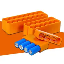  Welding Double Sided Fixed Fixture Single Row 18650 Battery Lithium Battery Pack Fixed Bracket Battery Fixed Holder 