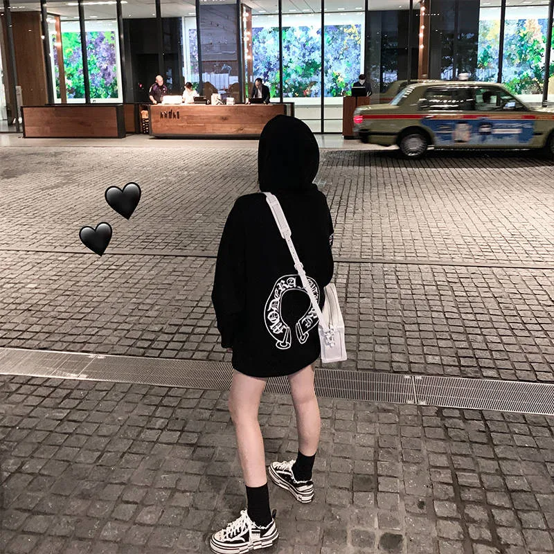 Новинка, осенний стиль, теплые женские толстовки с капюшоном, с принтом, Harajuku, топы, Мультяшные, для девушек, модные, парные, пуловеры, High Street, женские толстовки
