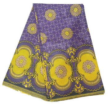 

African Ankara JAVA wax fabrics for beautiful clothing 6yards high quality 100% cotton wholesale price java wax fabric!OA-1