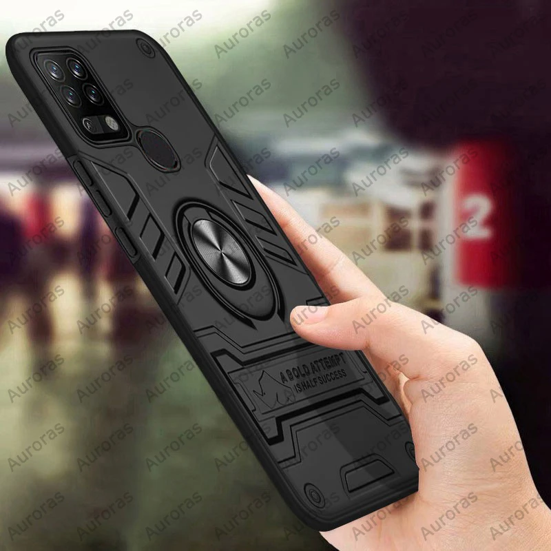 Auroras Shockproof Rhinoceros Armor Case For Tecno Pova Case Finger Ring Magnetism Holder Case For Tecno Pova Cover Phone Case Covers Aliexpress